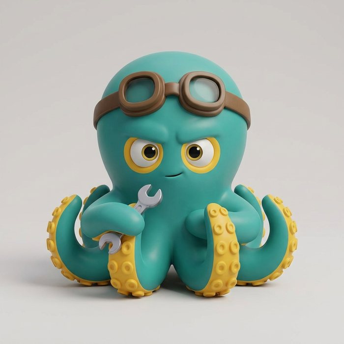 Krillo, the octopus